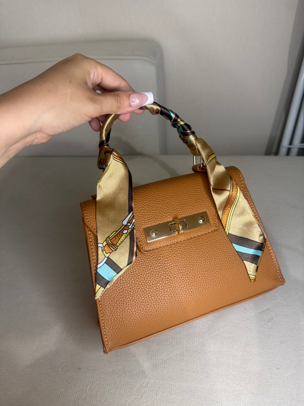 Sac à bandoulière camel