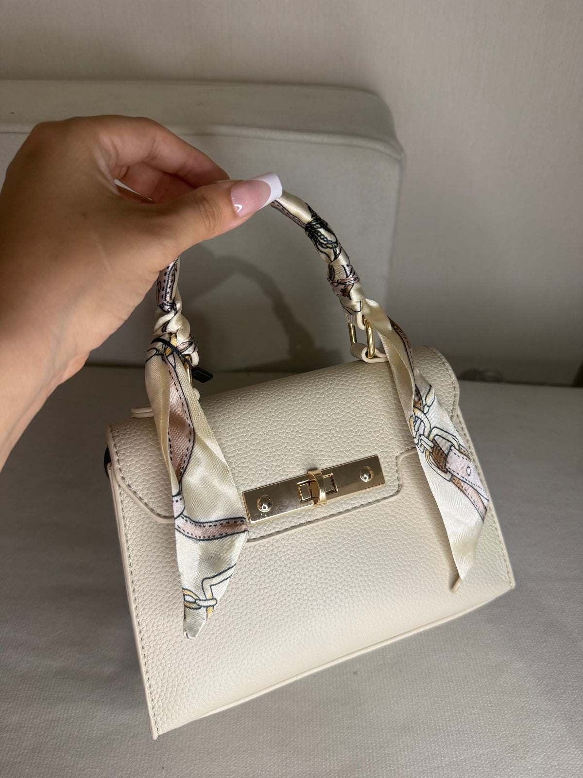 Sac beige crème