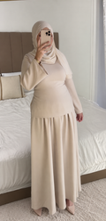 Ensemble Amira crème cintré